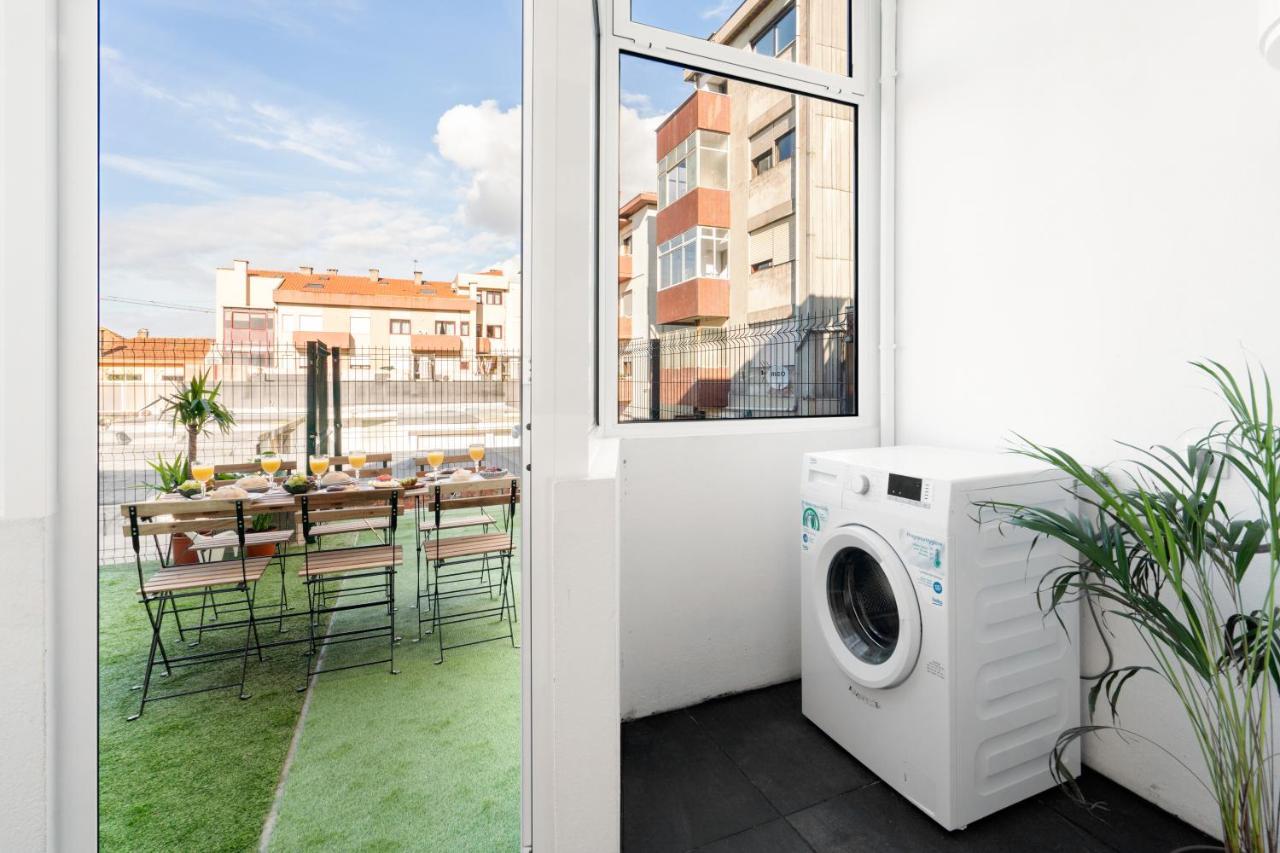 Host Wise - Spacious Fresh Flat W Terrace - Near Sea Espinho  Eksteriør billede